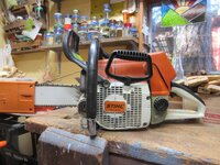 Stihl 064 and 044 start handle replacement 006.JPG