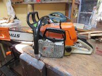 Stihl 064 and 044 start handle replacement 010.JPG